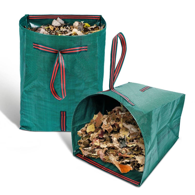 RISETEX Leaf Collector Bags, Collapsible Yard Waste Bag 4-Pack - 40-Gallon Reusable Garden Bags for Leaves, Grass Clippings, Parties, Laundry & Camping (Dustpan-Type Design) - Image 5